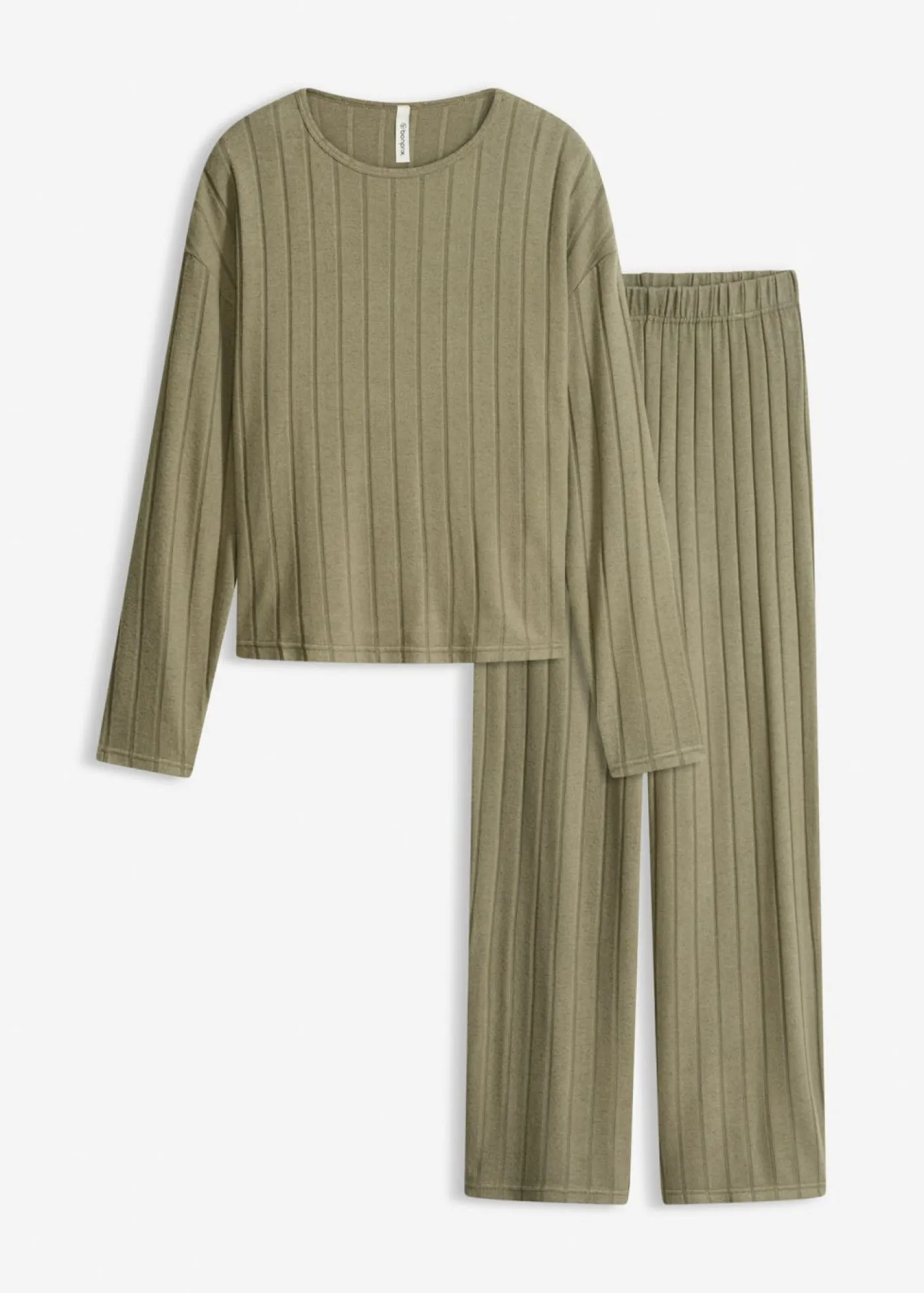 Mujer bonprix bonprix Pijama de canalé suave