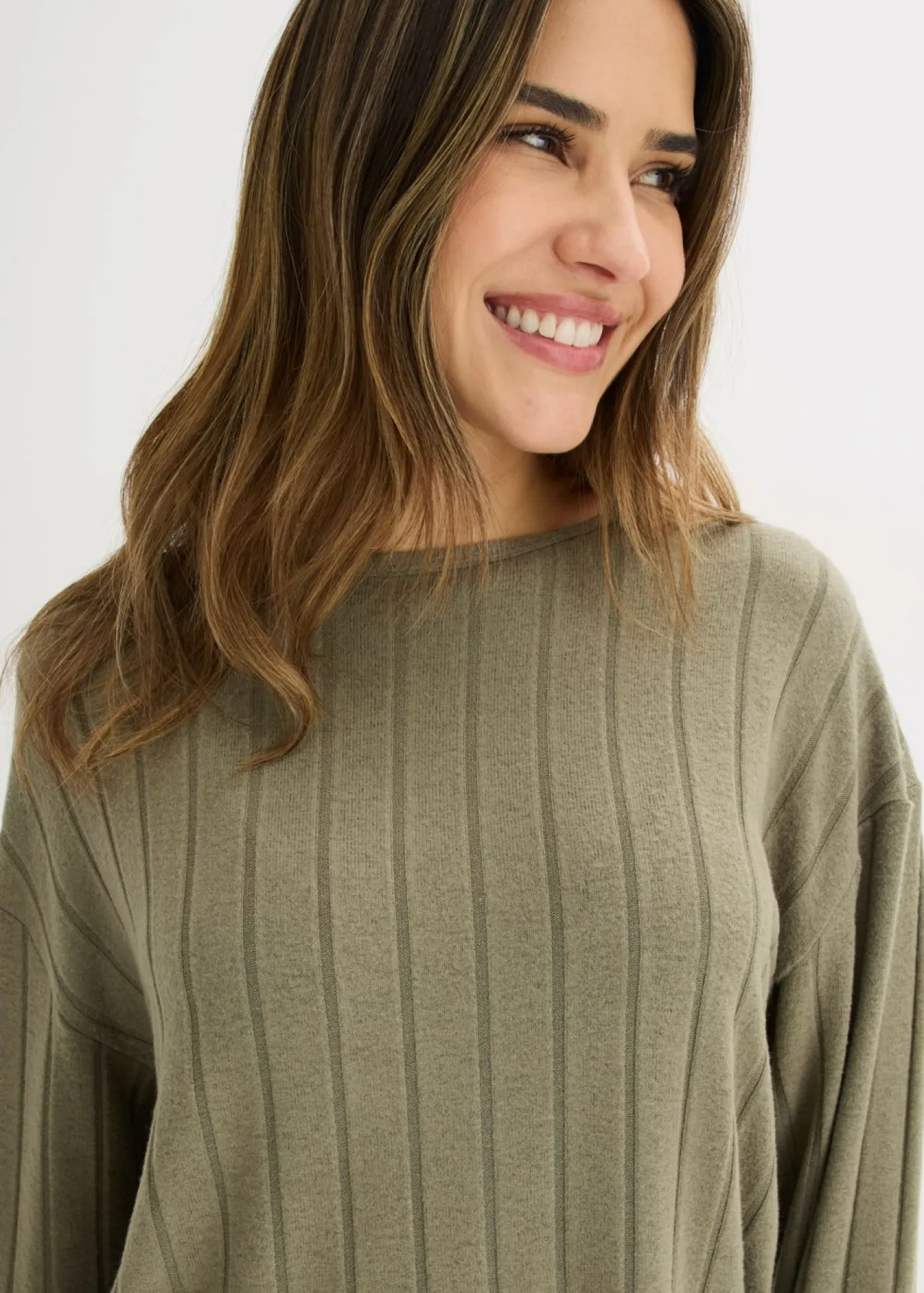 Mujer bonprix bonprix Pijama de canalé suave