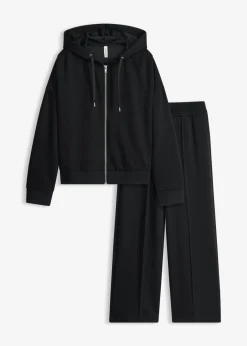 bonprix bonprix Homewear|Ropa Para Dormir>Pijama de neopreno con top corto Negro