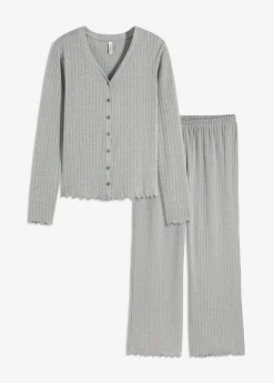 Mujer bonprix bonprix Pijama de pointelle suave