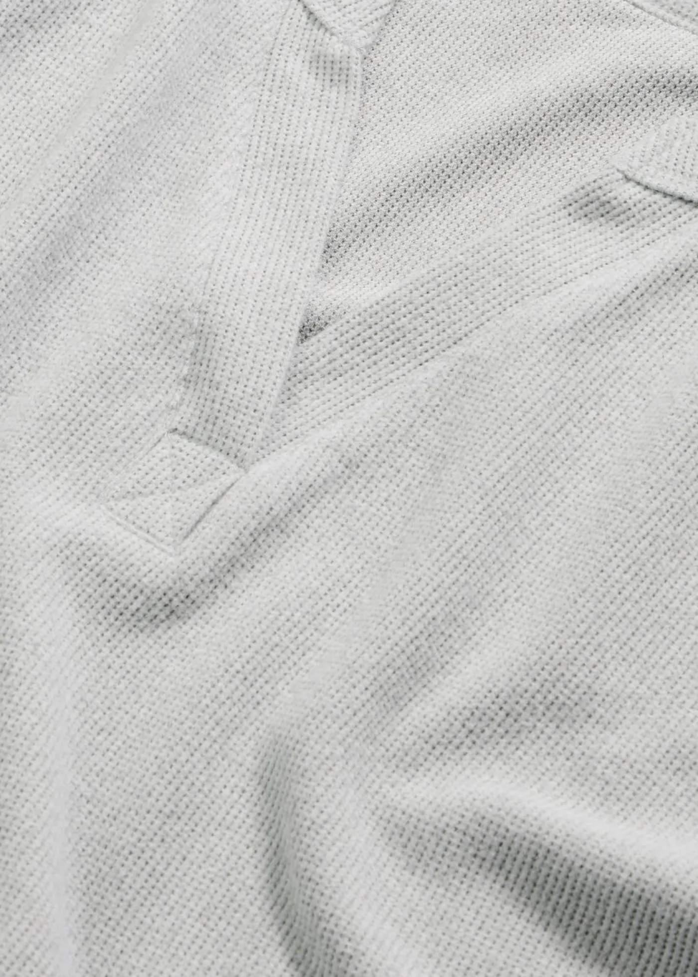 bonprix bonprix Homewear|Ropa Para Dormir>Pijama de suave punto gofrado gris claro jaspeado moteado