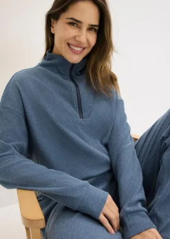 Mujer bonprix bonprix Pijama de suave punto gofrado