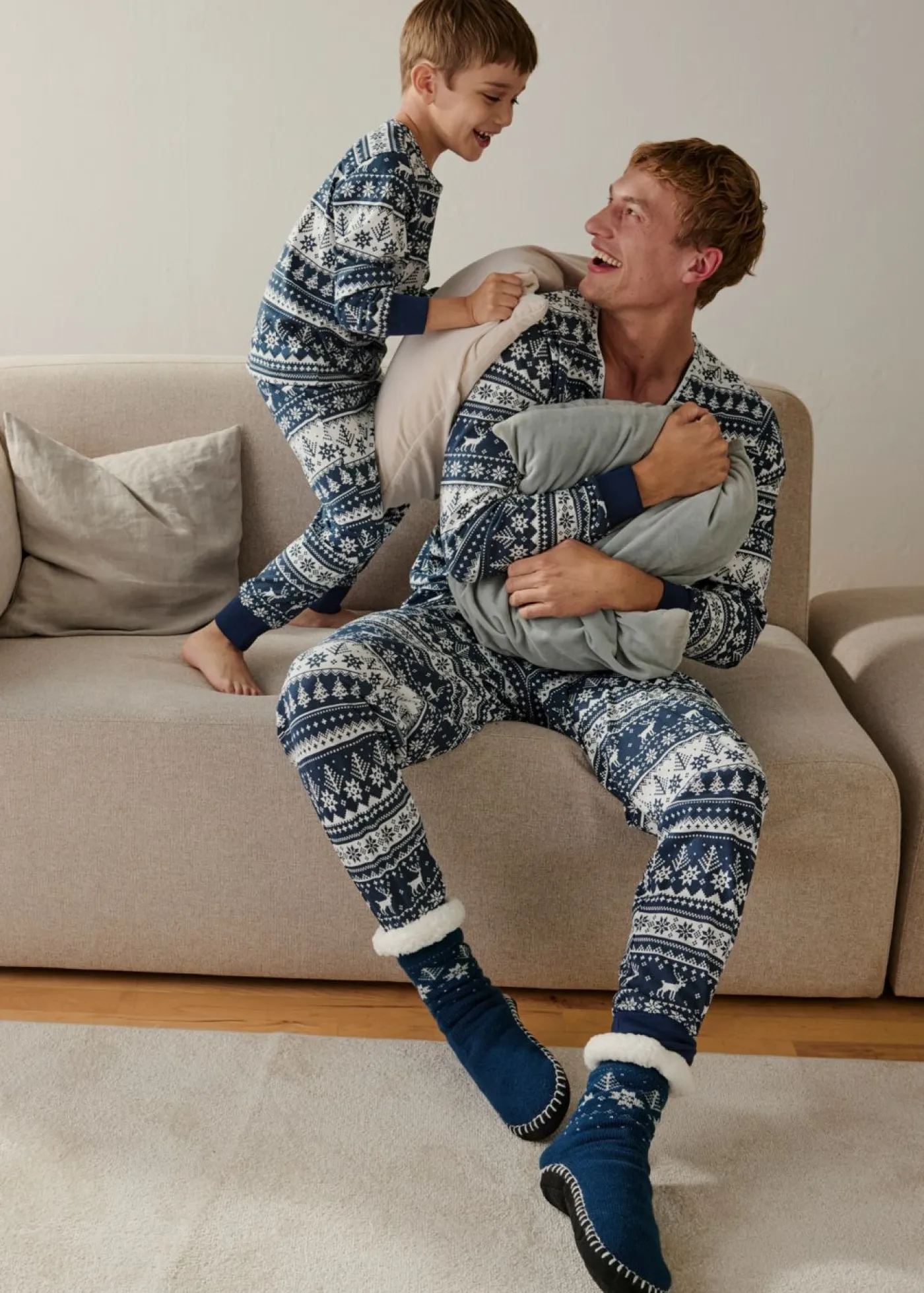 bonprix bonprix Niño·Pijamas|Niña·Pijamas>Pijama infantil de algodón orgánico puro (2 piezas) azul almirante-blanco