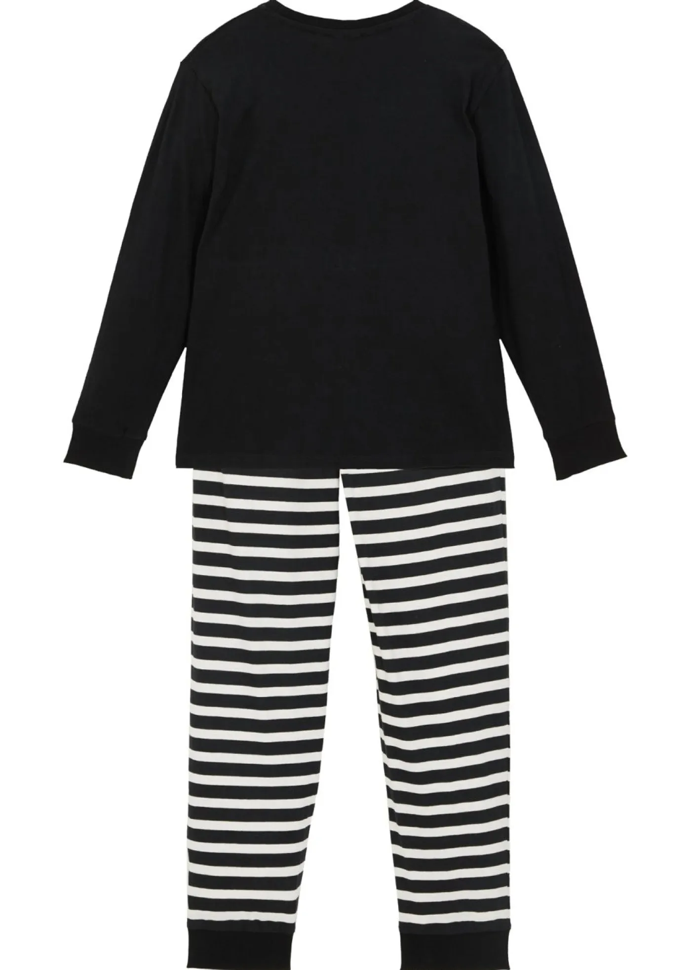 bonprix bonprix Niño·Pijamas|Niña·Pijamas>Pijama (2 piezas) Negro-blanco lana estampado