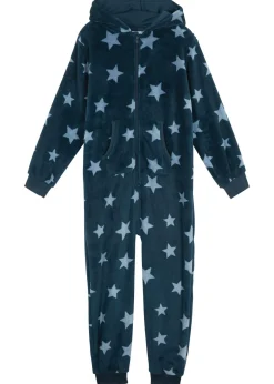 bonprix bonprix Niño·Pijamas|Niña·Pijamas>Pijama tipo mono Azul oscuro estampado