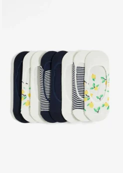 Mujer bonprix bonprix Pinkies de algodón orgánico con tiras de silicona (8 pares)