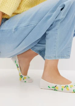 Mujer bonprix bonprix Pinkies de algodón orgánico con tiras de silicona (8 pares)