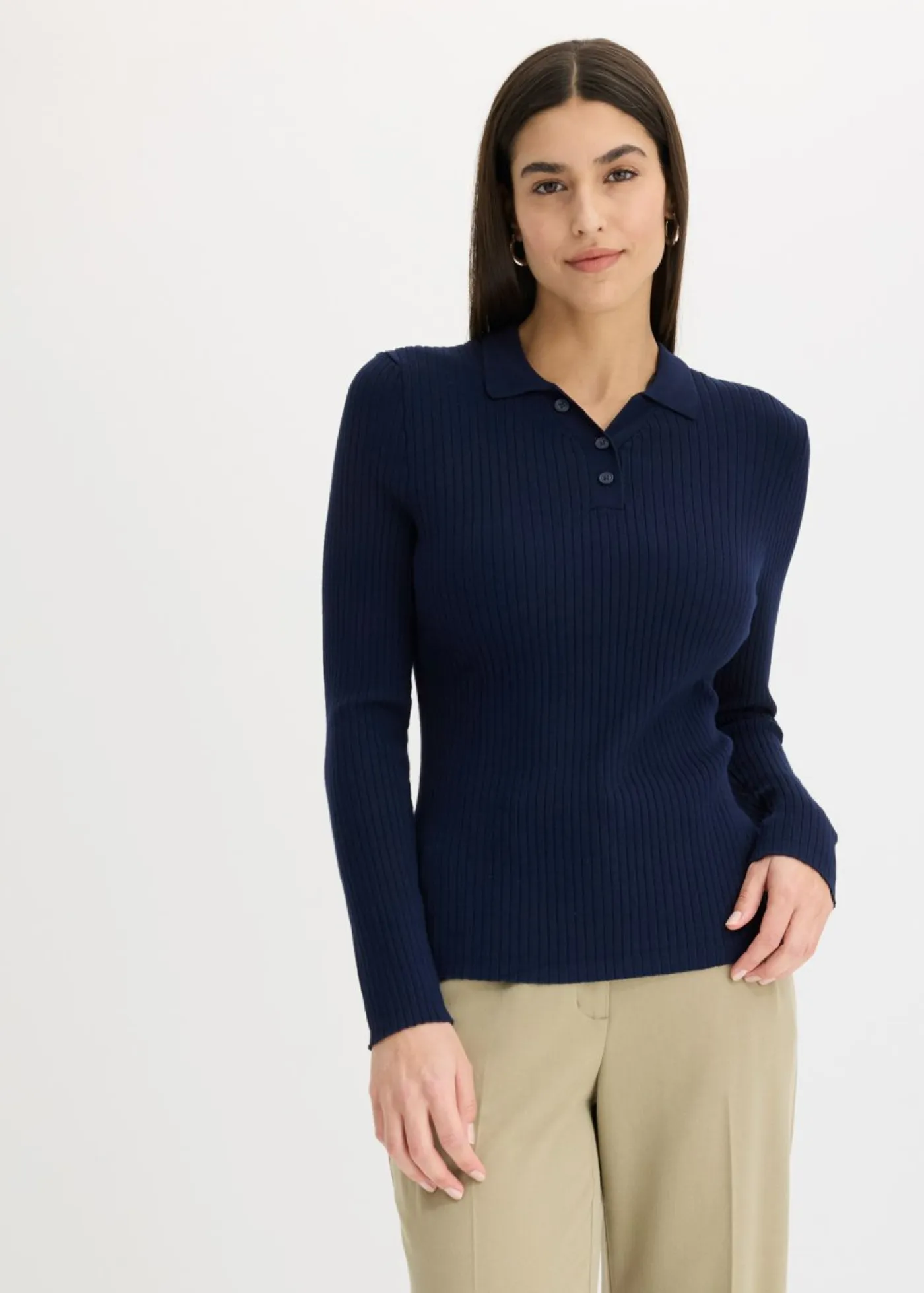 bonprix bonprix Jerséis|Ropa De Punto>Polo Azul marino