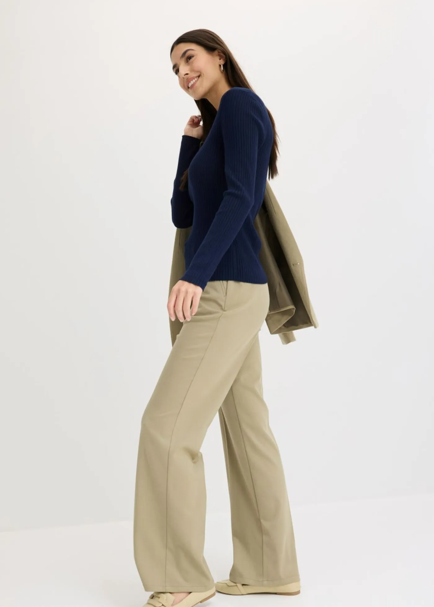 bonprix bonprix Jerséis|Ropa De Punto>Polo Azul marino