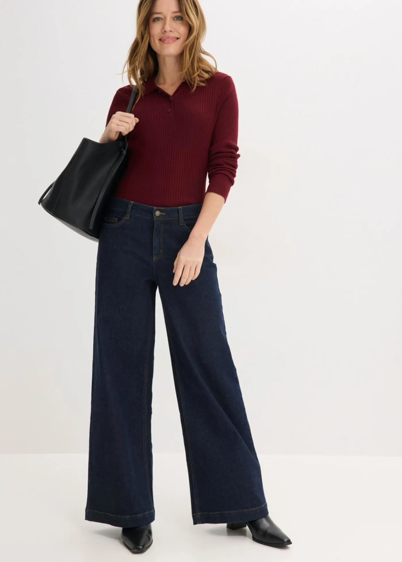 bonprix bonprix Jerséis|Ropa De Punto>Polo Rojo rubí