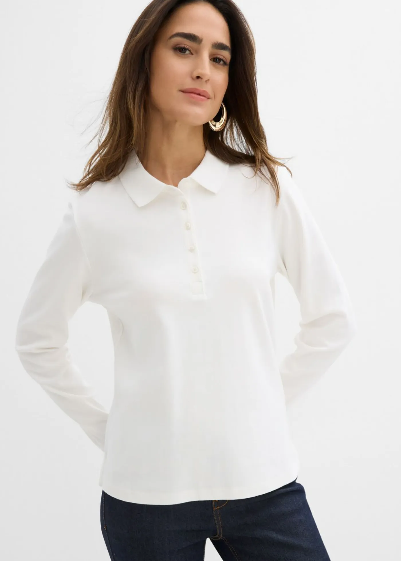 Mujer bonprix bonprix Polo de algodón orgánico pesado