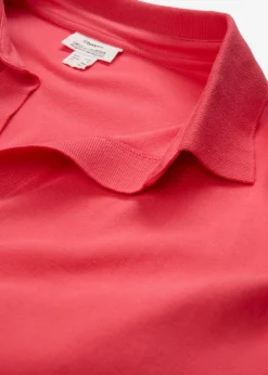 bonprix bonprix Esenciales|Camisetas>Polo de algodón orgánico puro rosa paraíso