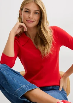 Mujer bonprix bonprix Polo de algodón orgánico puro