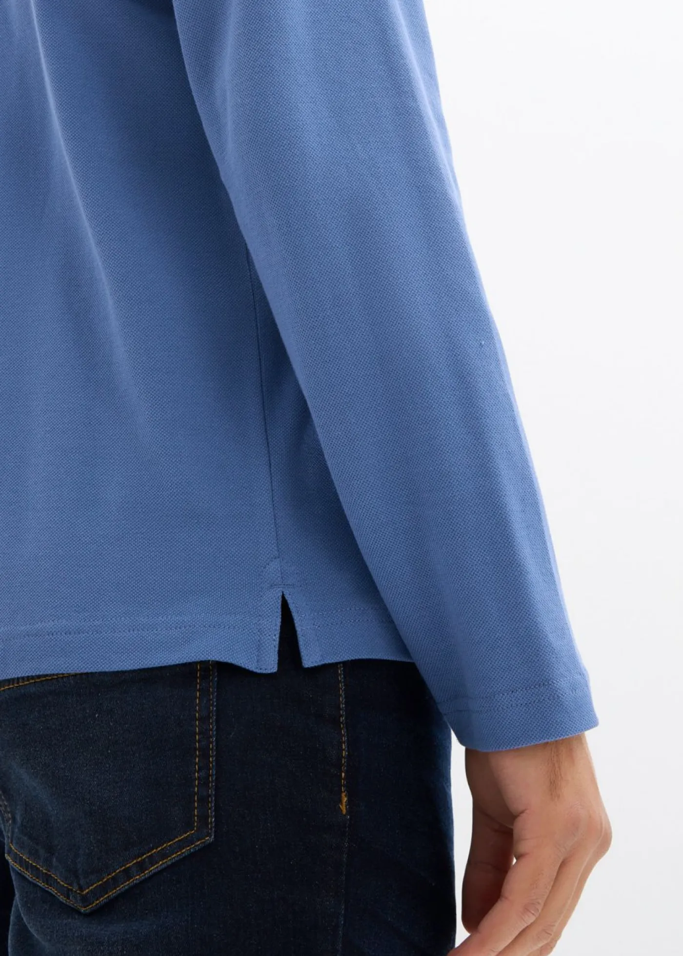 bonprix bonprix Camisetas Y Polos>Polo de algodón orgánico puro (2 unidades) Denim/azul marino