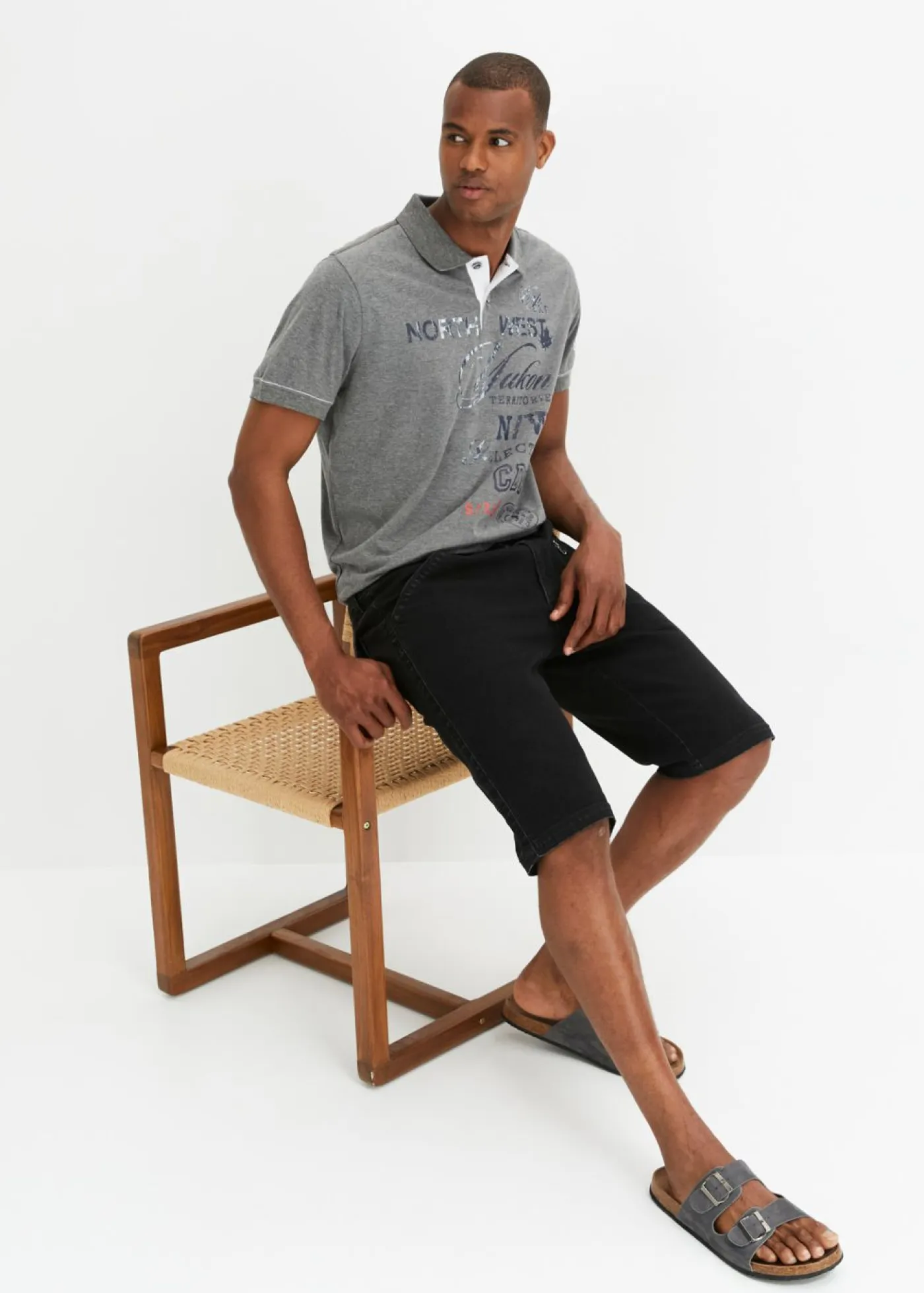 Hombre bonprix bonprix Polo de manga corta de punto