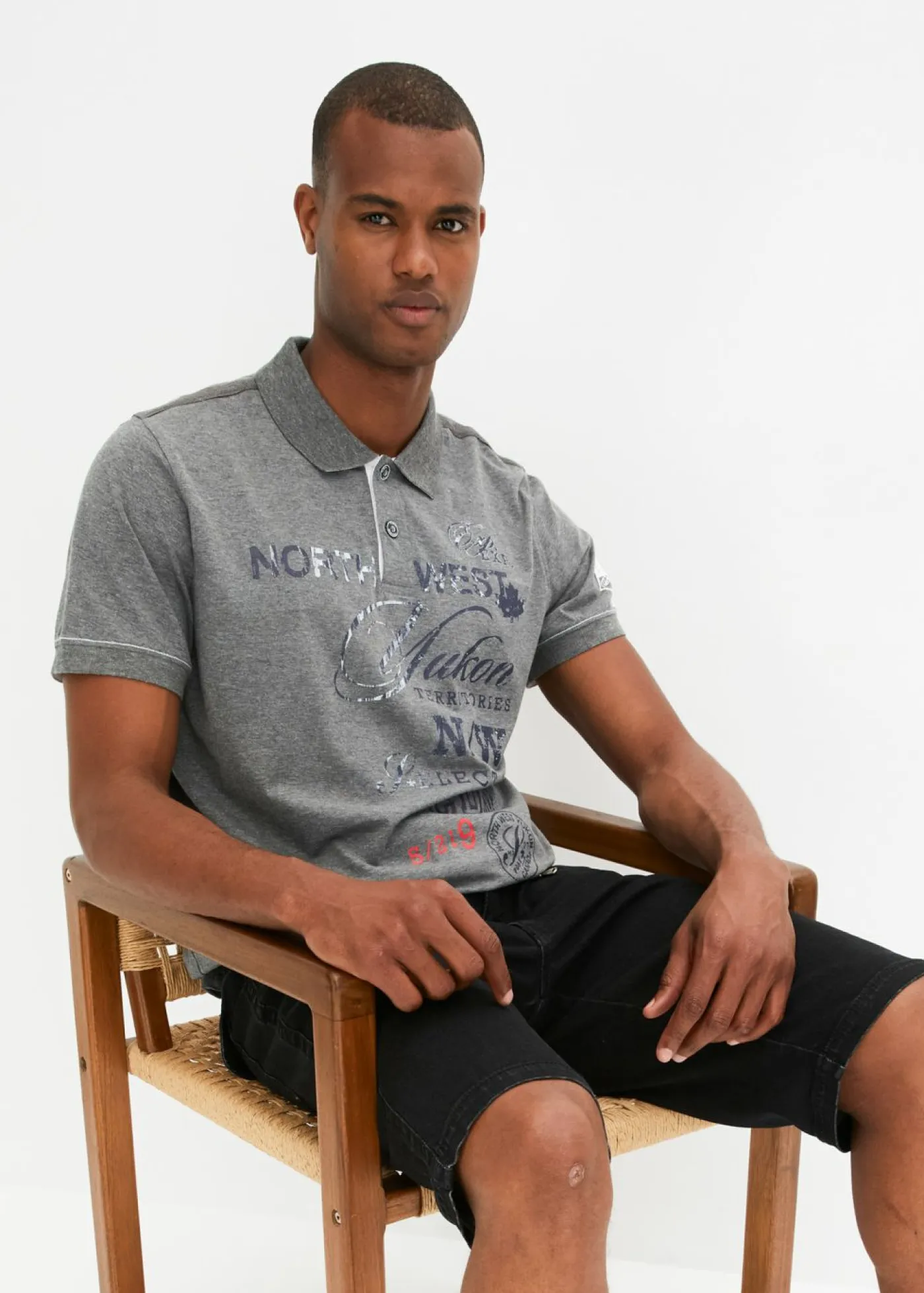 Hombre bonprix bonprix Polo de manga corta de punto