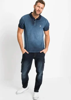 Hombre bonprix bonprix Polo de piqué con aspecto desgastado
