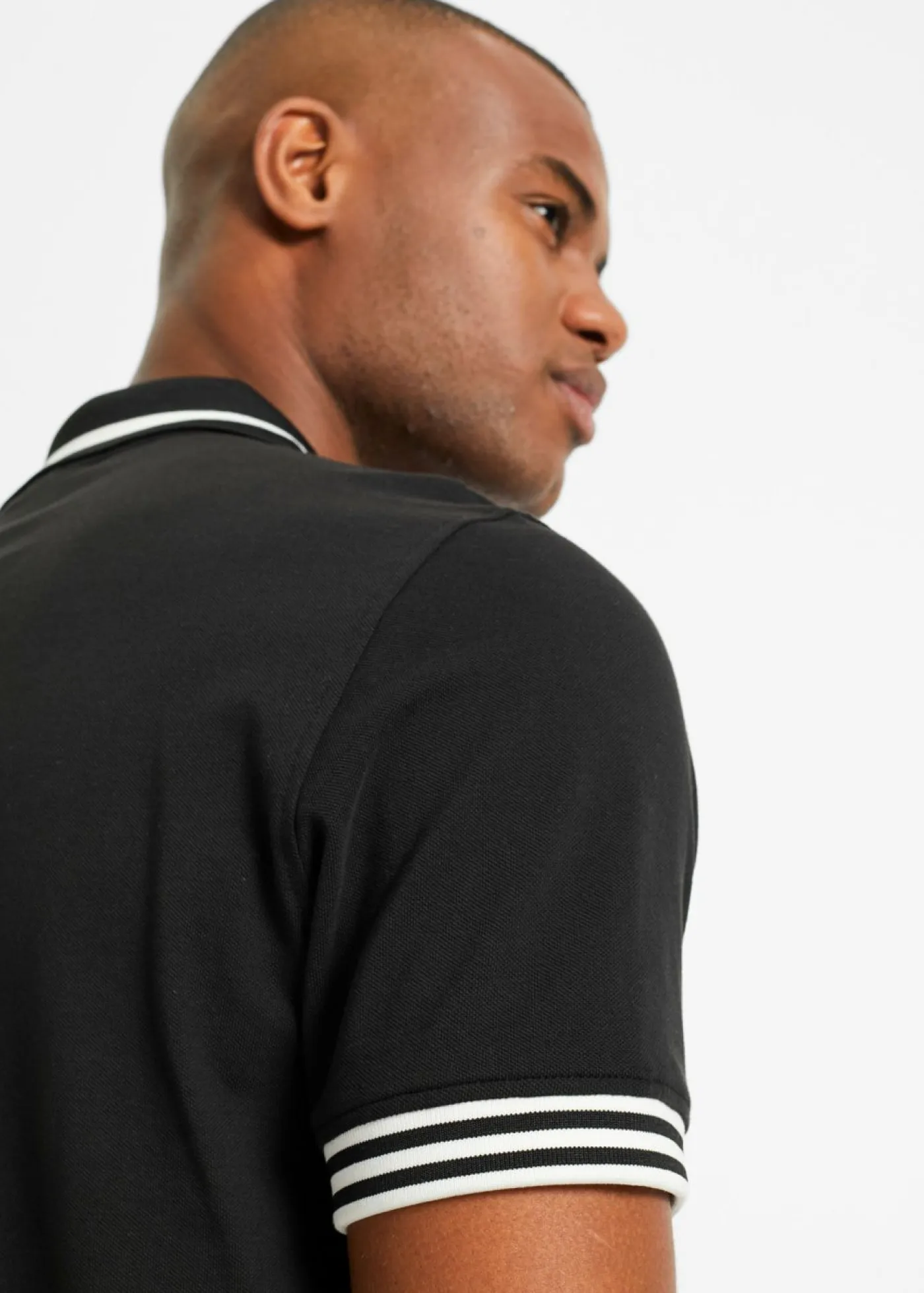 Hombre bonprix bonprix Polo de piqué con cremallera, de algodón puro