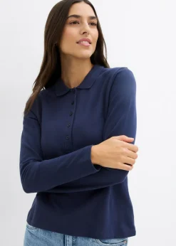 Mujer bonprix bonprix Polo de piqué de algodón ecológico puro