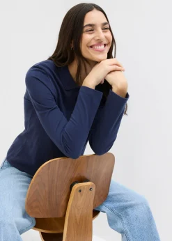 Mujer bonprix bonprix Polo de piqué de algodón ecológico puro