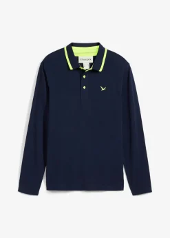 bonprix bonprix Camisetas Y Polos>Polo de piqué de algodón ecológico puro Azul marino