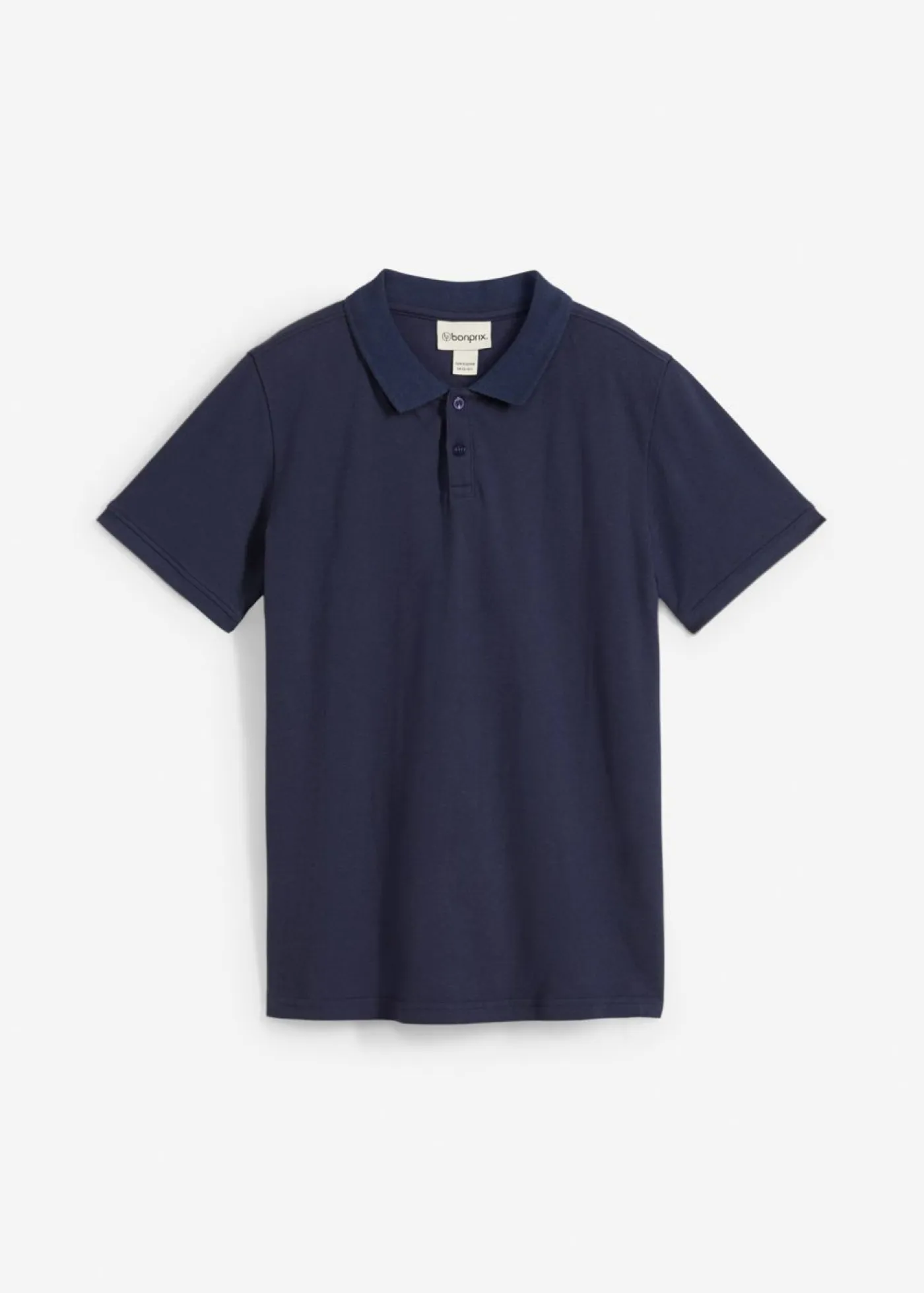 bonprix bonprix Ropa 9 A 16 Años·Camisetas>Polo de piqué de algodón puro Azul marino
