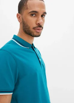 Hombre bonprix bonprix Polo de piqué de algodón puro (2 unidades)