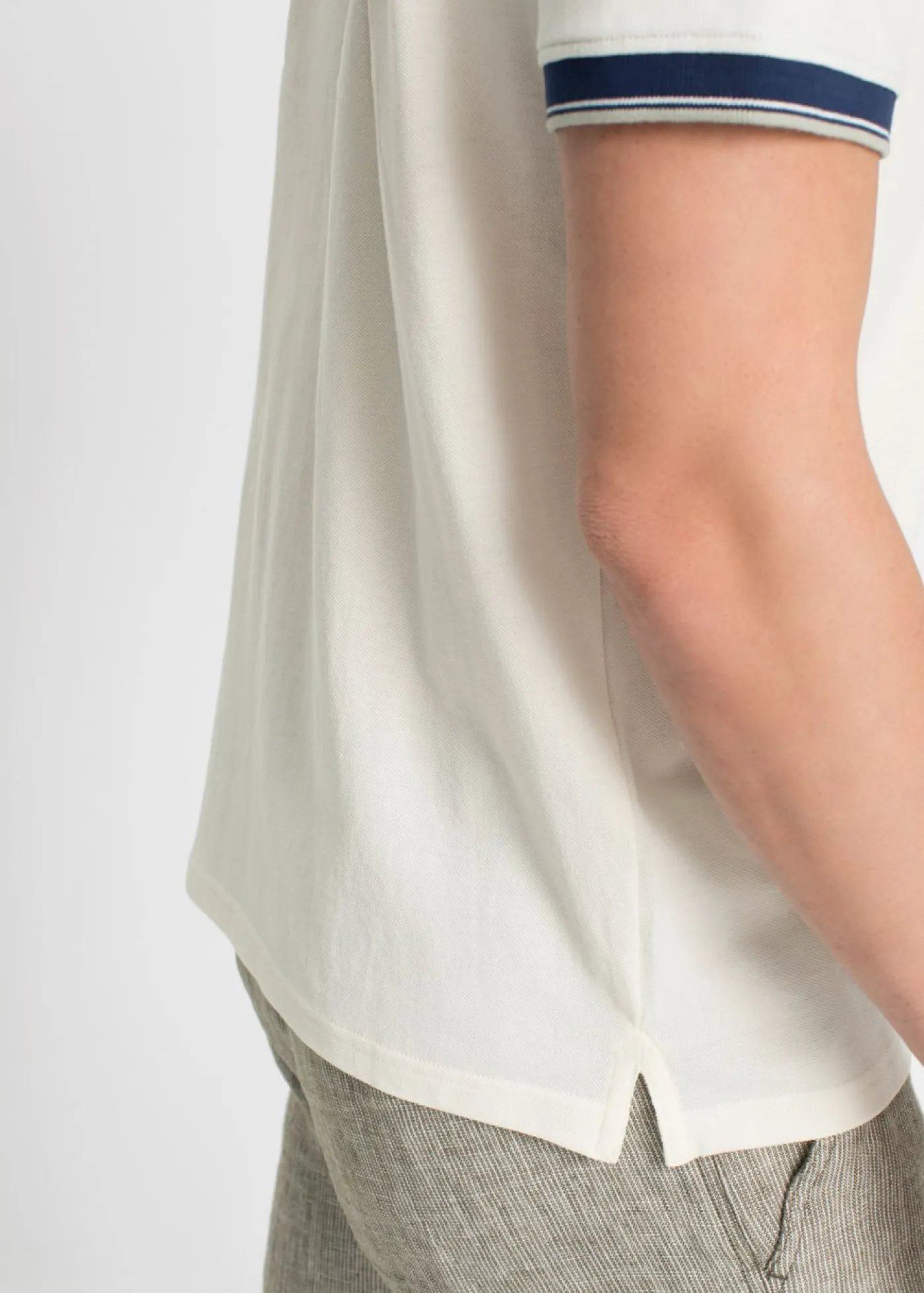 bonprix bonprix Básicos En Rebajas|Camisetas Y Polos>Polo de piqué (3 unidades) de algodón puro Blanco crema + azul almirante + verde alga