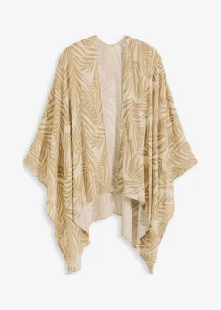 bonprix bonprix Ponchos>Poncho crudo-beige nuevo