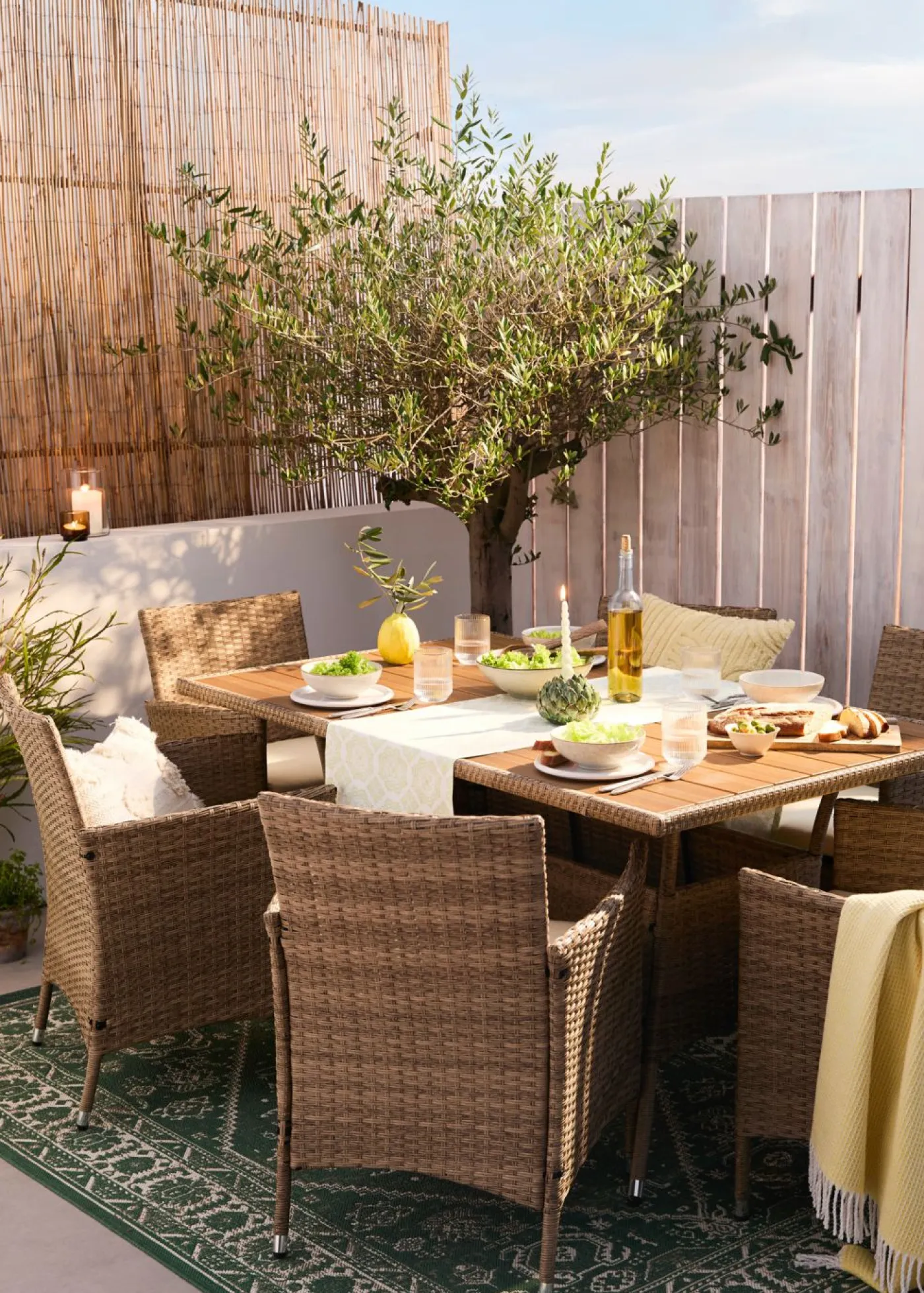 bonprix bonprix Portavelas con diseño de alcachofa