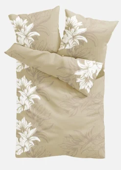 bonprix bonprix Muebles De Dormitorio·Ropa De Cama|Ropa De Cama>Ropa de cama con flores Crema
