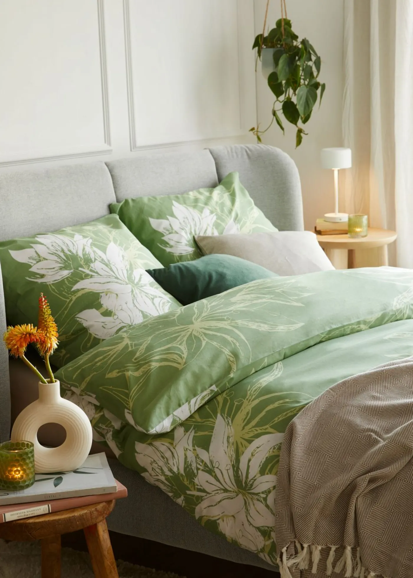 bonprix bonprix Muebles De Dormitorio·Ropa De Cama|Ropa De Cama Barata>Ropa de cama de linón Crema