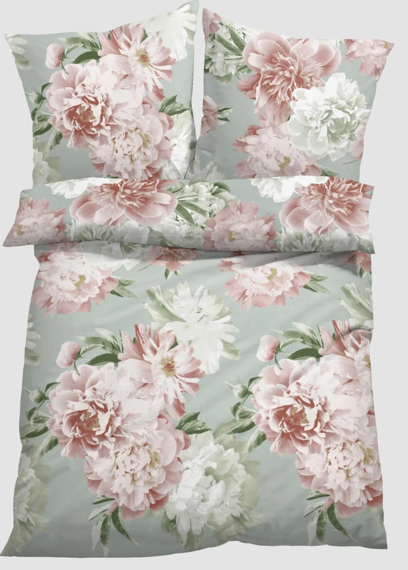 bonprix bonprix Muebles De Dormitorio·Ropa De Cama|Ropa De Cama>Ropa de cama de linón Blanco-rosa pálido