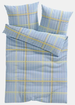 bonprix bonprix Muebles De Dormitorio·Ropa De Cama|Ropa De Cama>Ropa de cama de linón azul pálido a cuadros