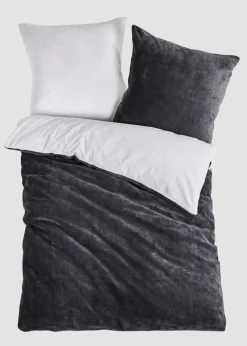 bonprix bonprix Muebles De Dormitorio·Ropa De Cama|Ropa De Cama>Ropa de cama reversible Gris-blanco