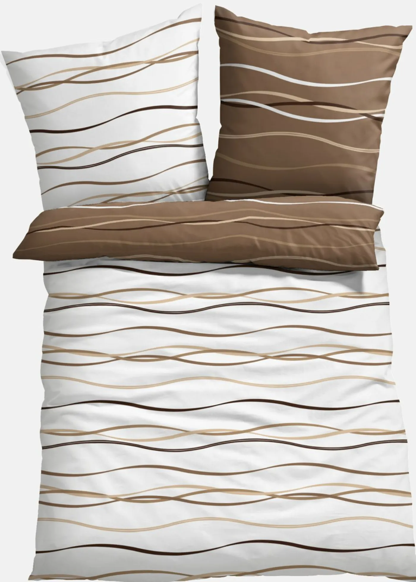 bonprix bonprix Ropa de cama reversible con ondas