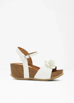 bonprix bonprix Tendencias·Fiesta|Zapatos Primavera-Verano>Sandalias de cuña Blanco