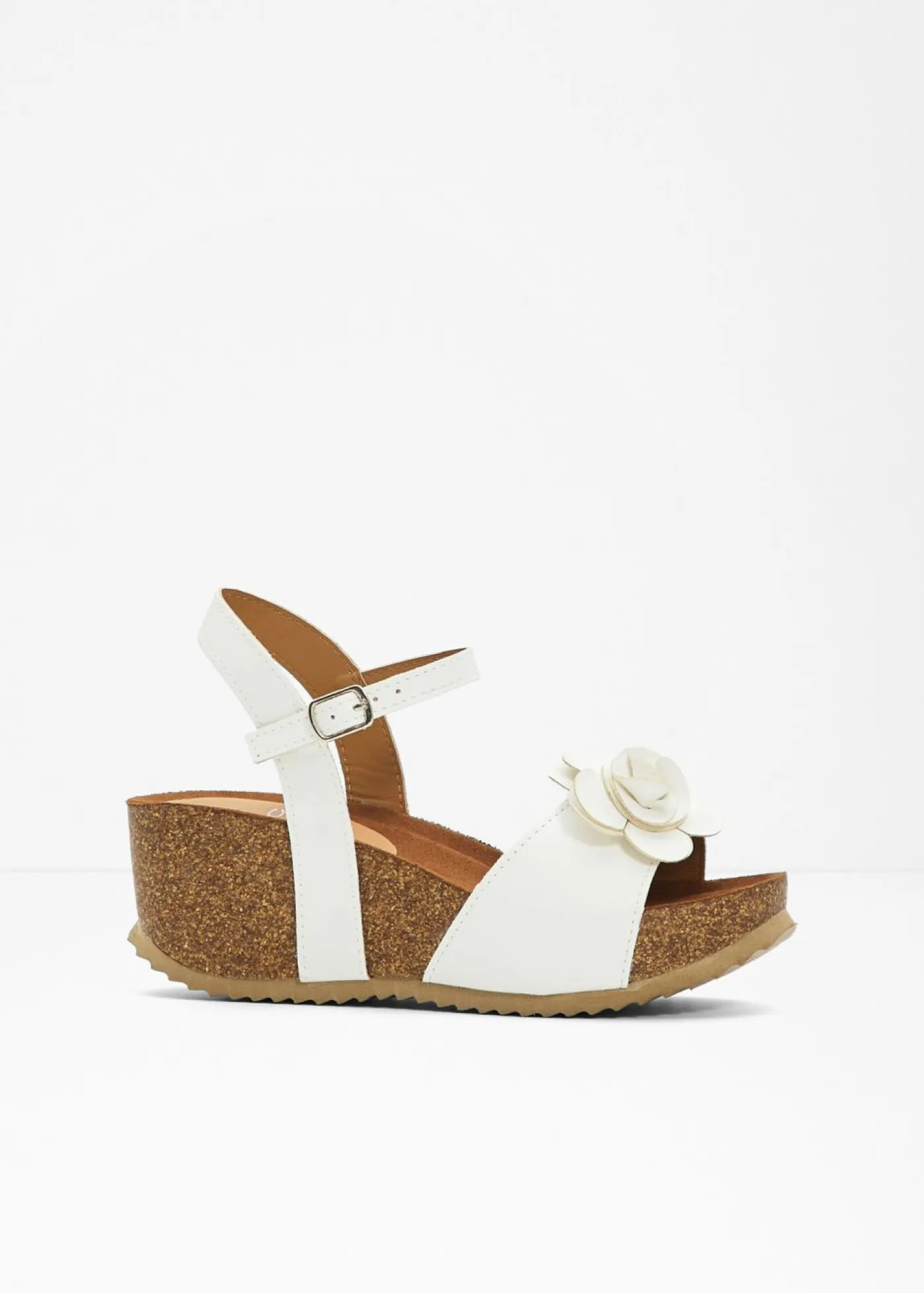 bonprix bonprix Tendencias·Fiesta|Zapatos Primavera-Verano>Sandalias de cuña Blanco