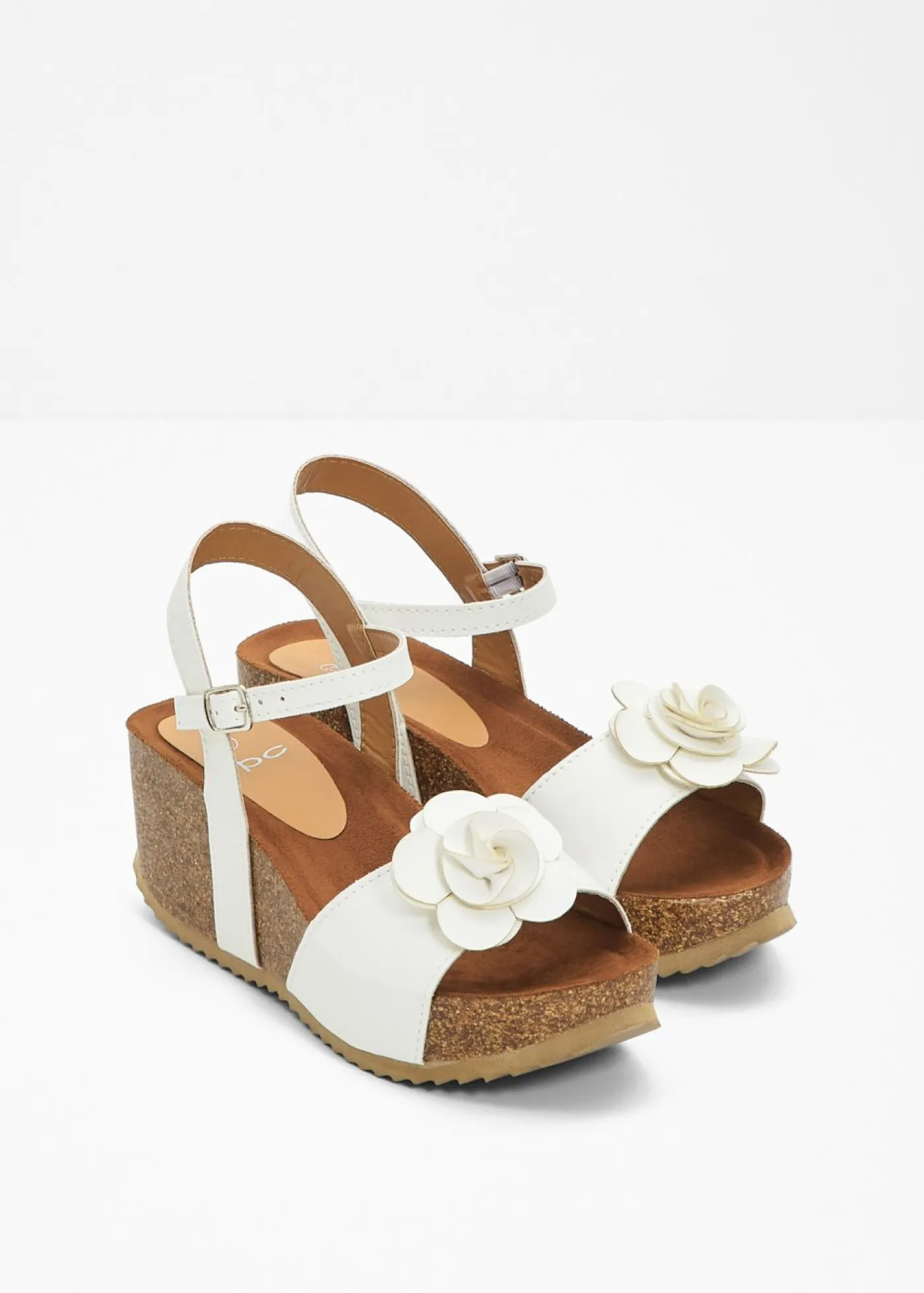 bonprix bonprix Tendencias·Fiesta|Zapatos Primavera-Verano>Sandalias de cuña Blanco
