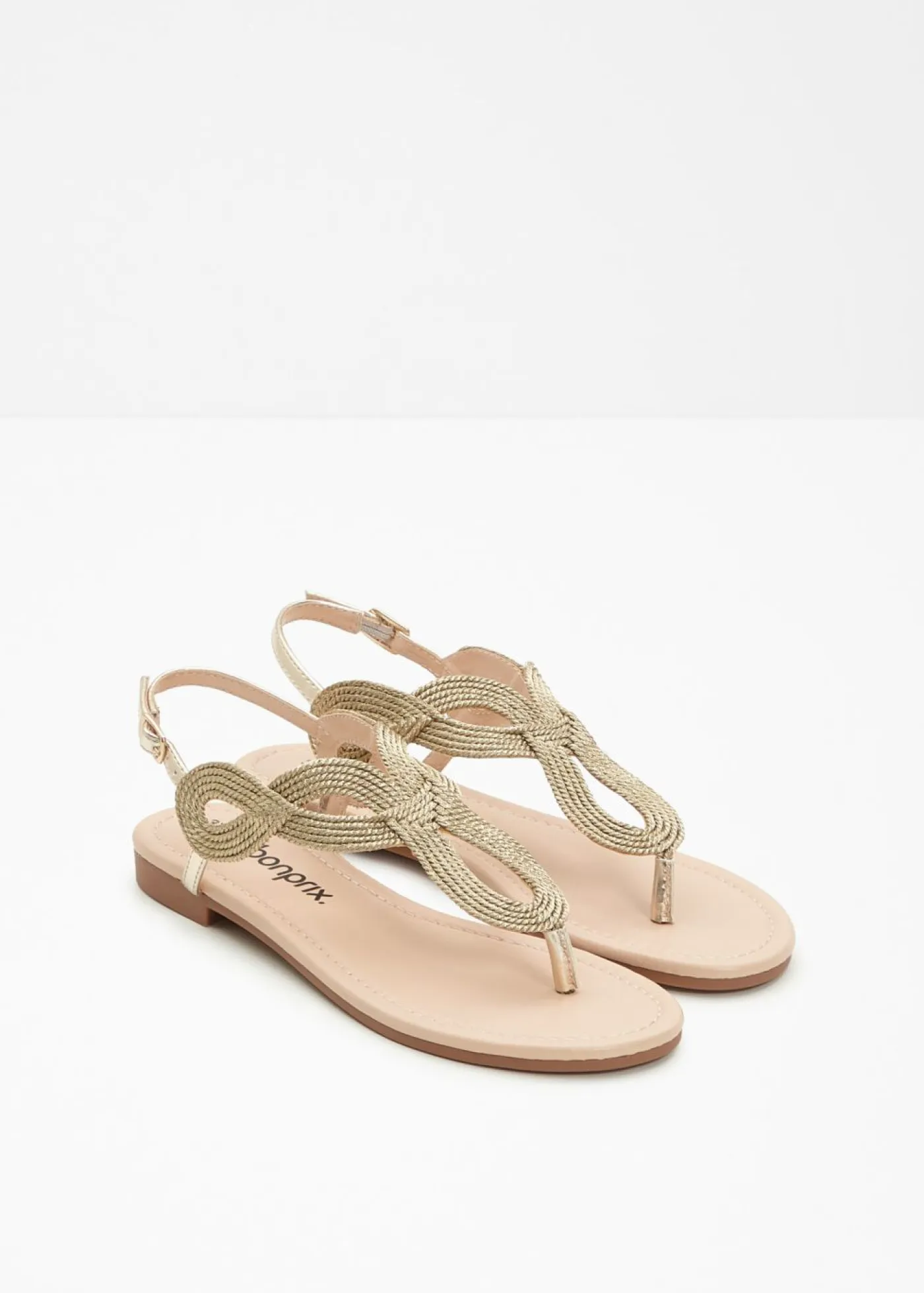 bonprix bonprix Zapatos Primavera-Verano|Ropa De Playa>Sandalias de dedo Oro