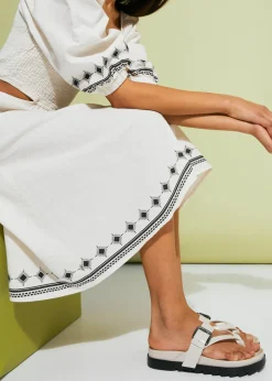 Mujer bonprix bonprix Sandalias de dedo con suela perfilada