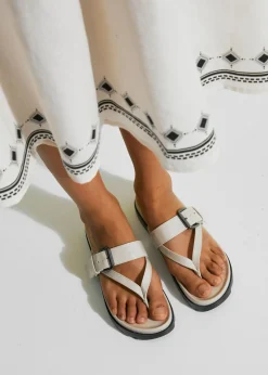 Mujer bonprix bonprix Sandalias de dedo con suela perfilada