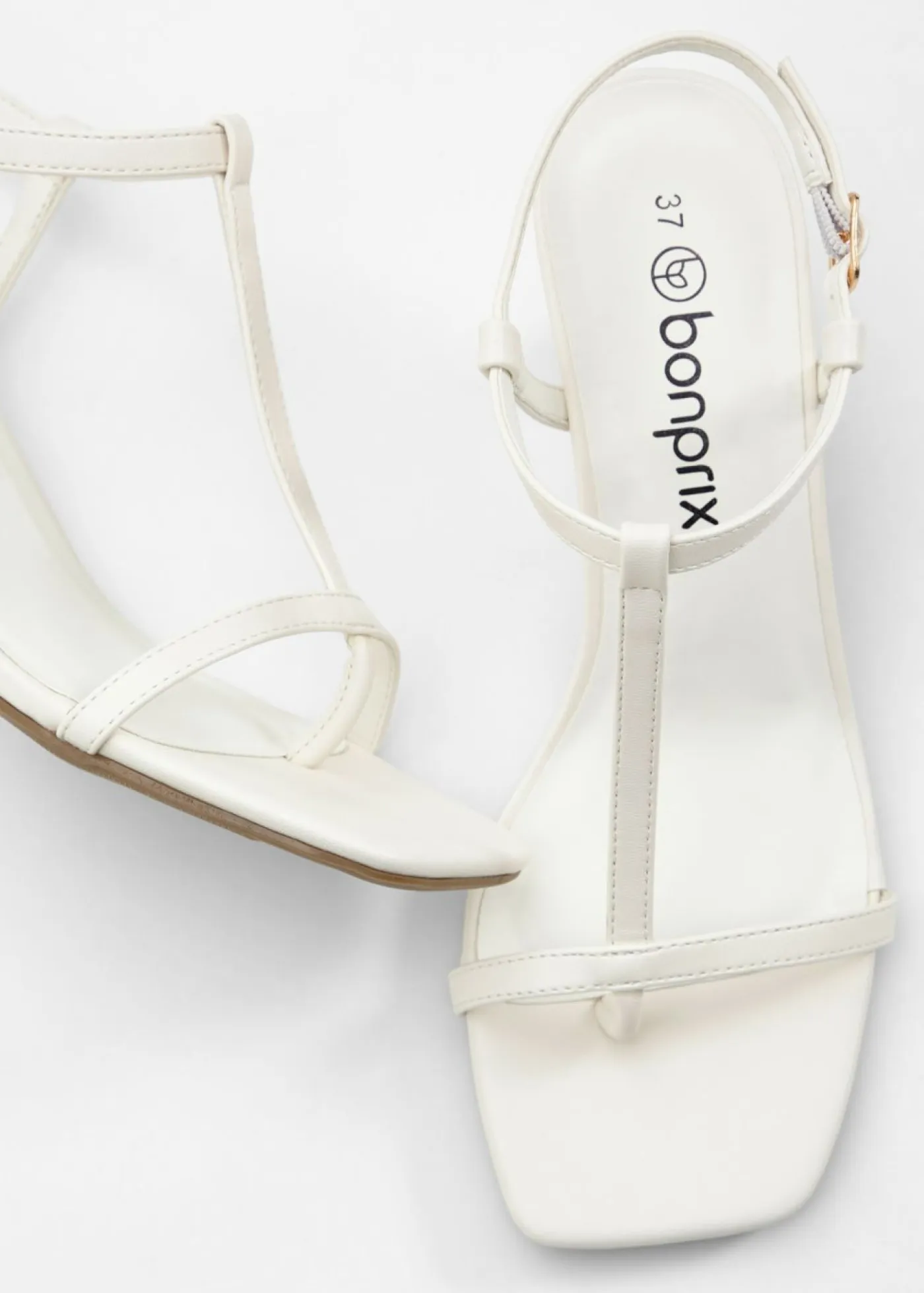 bonprix bonprix Tendencias·Fiesta|Zapatos Primavera-Verano>Sandalias de tiras Blanco-crema