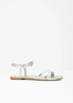 bonprix bonprix Tendencias·Zapatos Veganos|Tendencias·Fiesta>Sandalias de tiras Plata