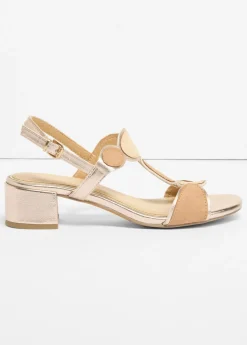 bonprix Marco Tozzi Zapatos De Marca·Marco Tozzi|Zapatos Primavera-Verano>Sandalias Marco Tozzi Beige/marrón/oro