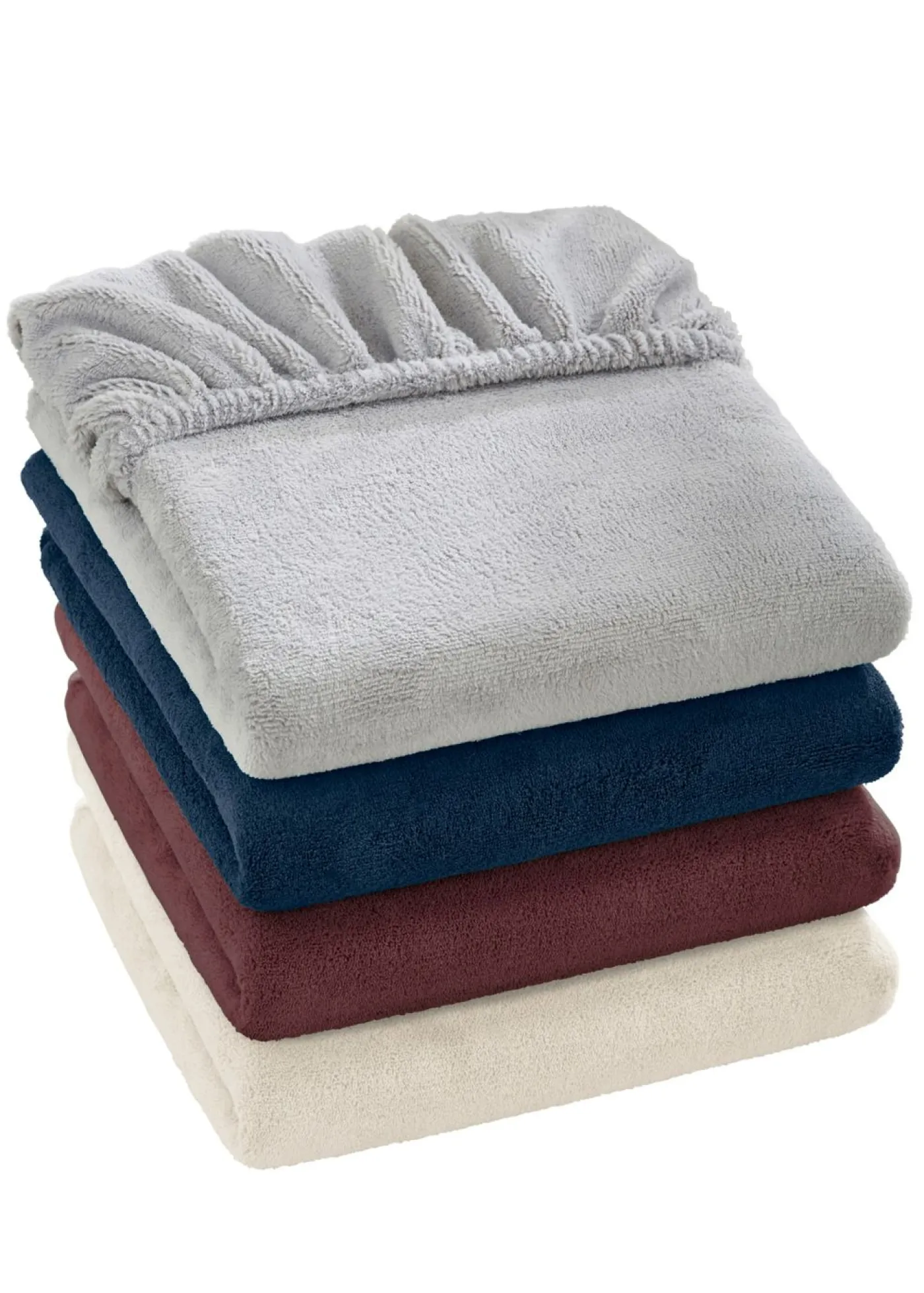 bonprix bonprix Muebles De Dormitorio·Colchones Y Toppers|Sábanas Y Fundas De Colchón>Sábana bajera Cashmere Touch rojo burdeos