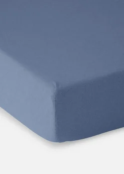 bonprix bonprix Muebles De Dormitorio·Colchones Y Toppers|Sábanas Y Fundas De Colchón>Sábana bajera de punto Azul