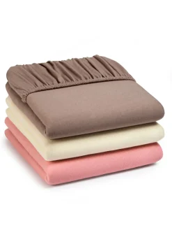 bonprix bonprix Muebles De Dormitorio·Colchones Y Toppers|Sábanas Y Fundas De Colchón>Sábana bajera de punto Azul