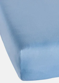 bonprix bonprix Muebles De Dormitorio·Colchones Y Toppers|Sábanas Y Fundas De Colchón>Sábana bajera de punto Azul pastel