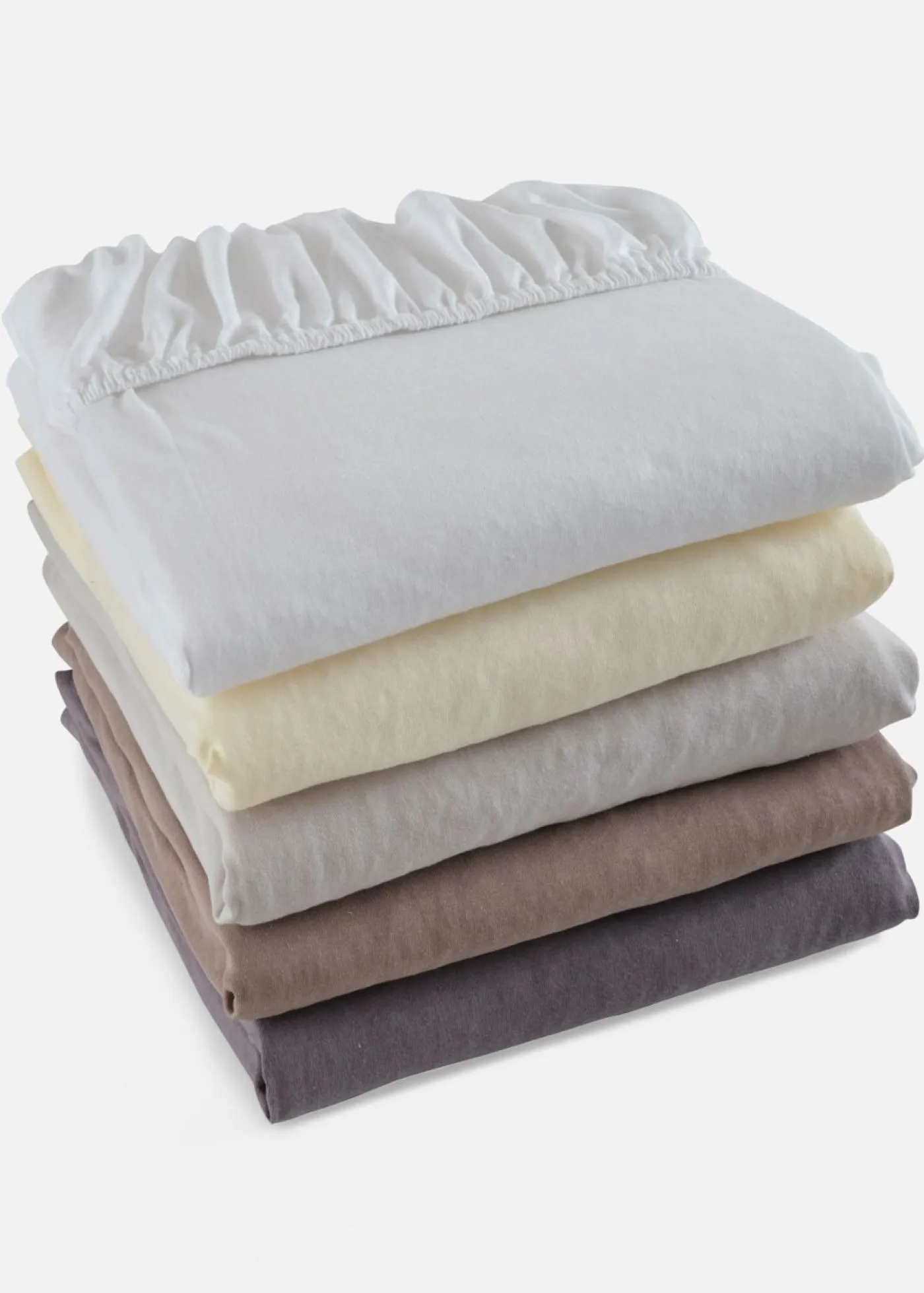 bonprix bonprix Muebles De Dormitorio·Colchones Y Toppers|Sábanas Y Fundas De Colchón>Sábana bajera de punto de 40 cm Blanco roto